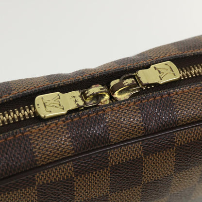 LOUIS VUITTON Damier Ebene Ipanema GM Shoulder Bag N51292 LV Auth ar8642