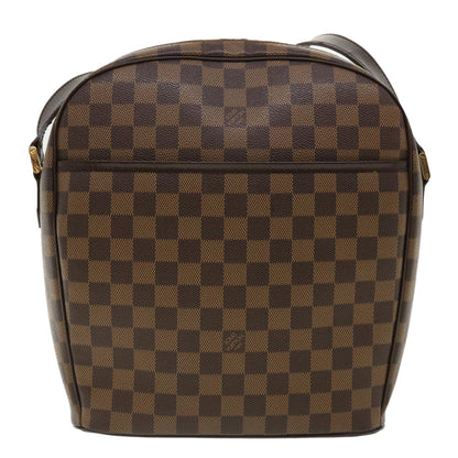LOUIS VUITTON Damier Ebene Ipanema GM Shoulder Bag N51292 LV Auth ar8642