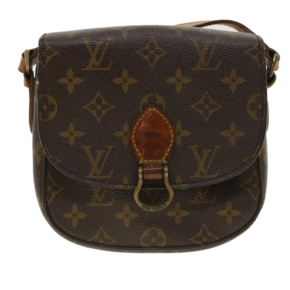 LOUIS VUITTON Monogram Saint Cloud PM Shoulder Bag M51244 LV Auth ar8701