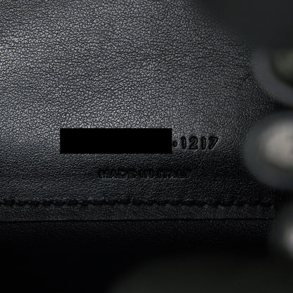 Saint Laurent Sac De Jour nano in croc Embossed calfskin black SHW