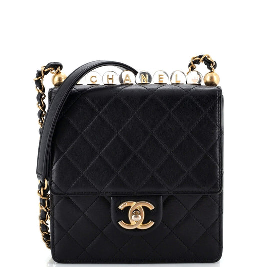 Chanel Chic Pearls Flap Bag Quilted