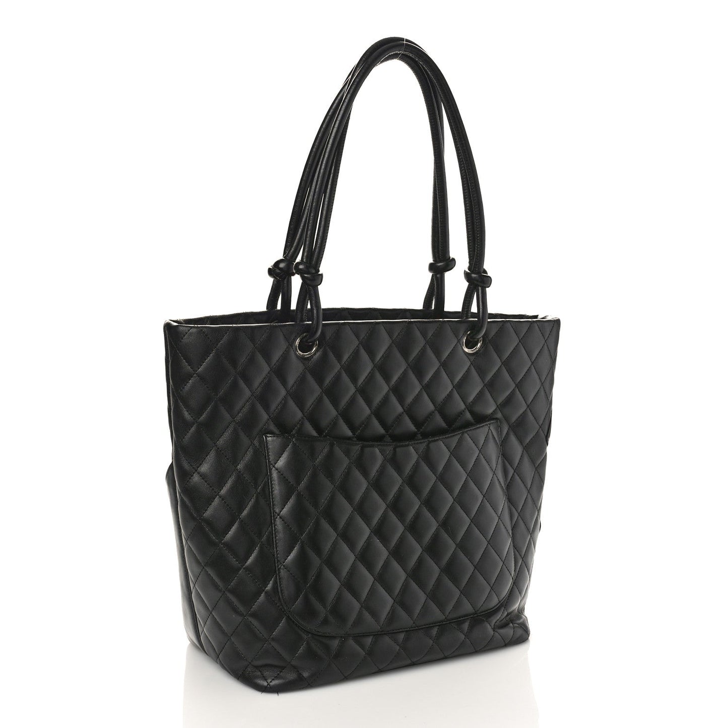 Chanel Large Leather Black Tote Bag 3