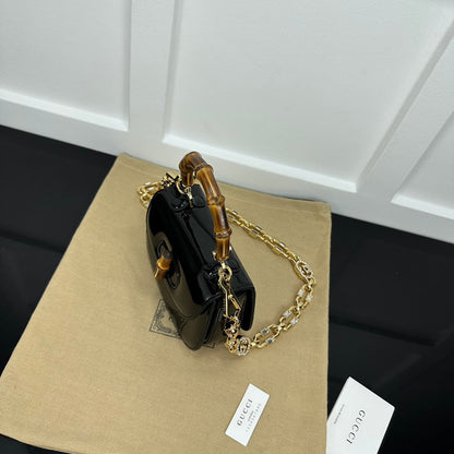 BOLSA GUCCI BAMBOO 1947 PEQUENA