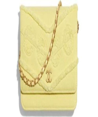 Chanel Wallet On Chain – WOC Classic Caviar SiLouis Vuittoner-Toned Metal Light Yellow