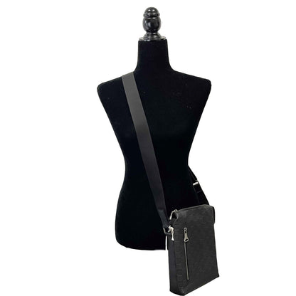 LOUIS VUITTON - Damier Infini Leather Messenger BB - Black Crossbody