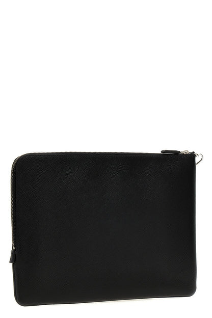 Prada Men Saffiano Large Pouch