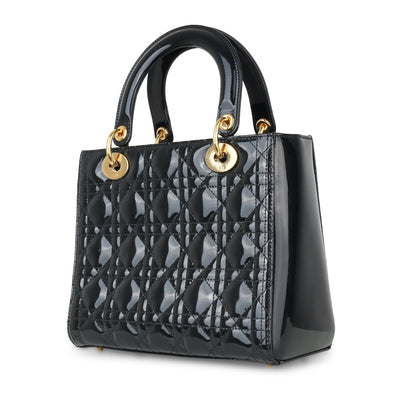 Medium Lady Dior - Patent