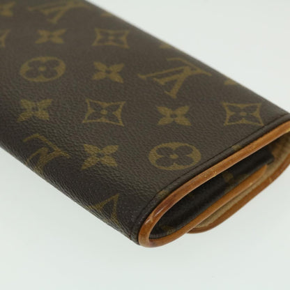 LOUIS VUITTON Monogram Pochette Twin PM Shoulder Bag M51854 LV Auth bs1247
