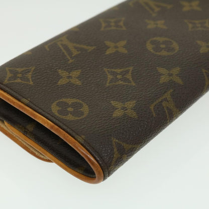 LOUIS VUITTON Monogram Pochette Twin PM Shoulder Bag M51854 LV Auth bs1247