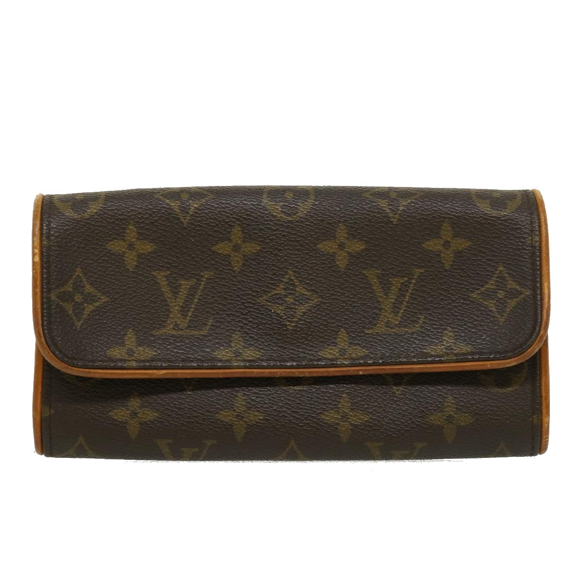 LOUIS VUITTON Monogram Pochette Twin PM Shoulder Bag M51854 LV Auth bs1247