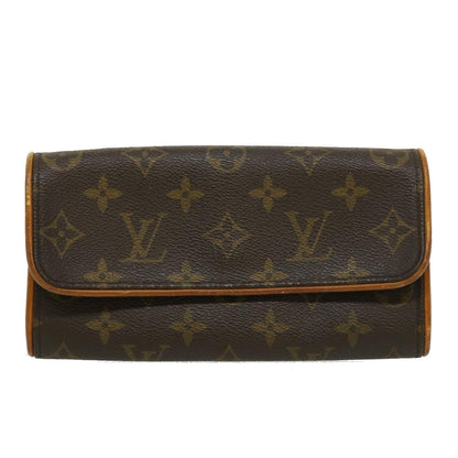 LOUIS VUITTON Monogram Pochette Twin PM Shoulder Bag M51854 LV Auth bs1247