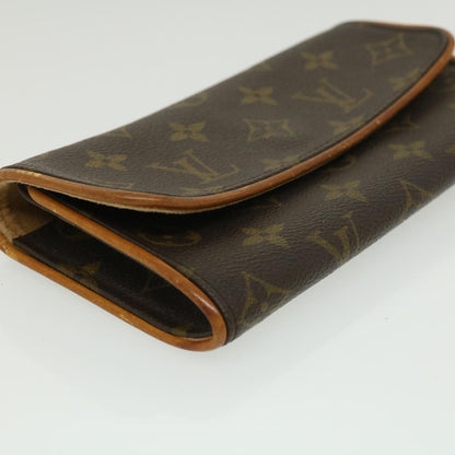 LOUIS VUITTON Monogram Pochette Twin PM Shoulder Bag M51854 LV Auth bs1247