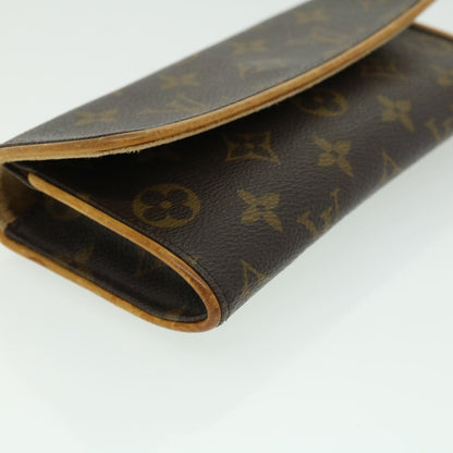 LOUIS VUITTON Monogram Pochette Twin PM Shoulder Bag M51854 LV Auth bs1611