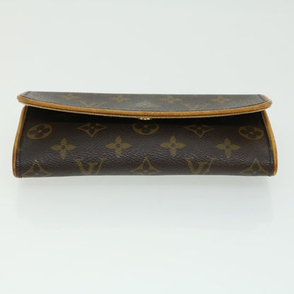 LOUIS VUITTON Monogram Pochette Twin PM Shoulder Bag M51854 LV Auth bs1611