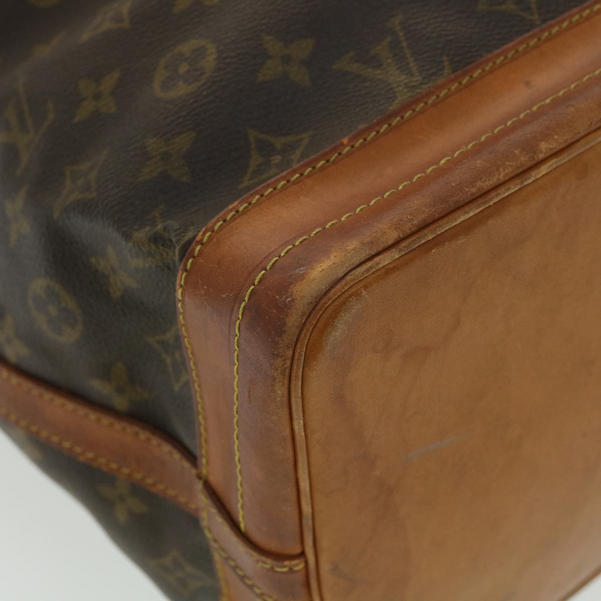 LOUIS VUITTON Monogram Noe Shoulder Bag M42224 LV Auth bs4001