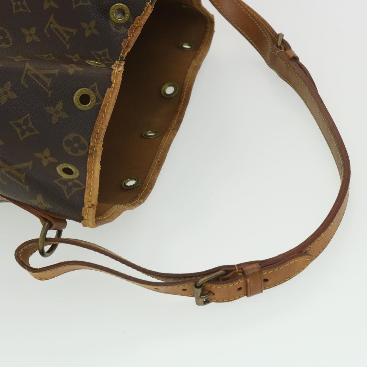 LOUIS VUITTON Monogram Noe Shoulder Bag M42224 LV Auth bs4001
