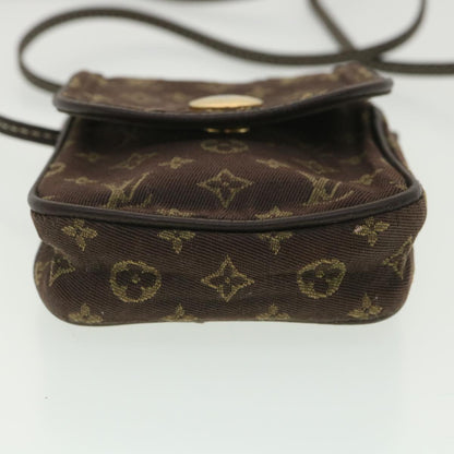 LOUIS VUITTON Monogram Mini Pochette Cancun Pouch Brown M95313 LV Auth bs4036