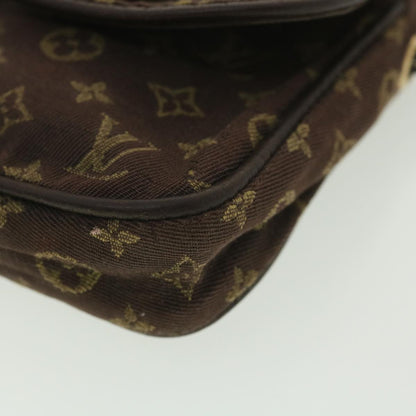 LOUIS VUITTON Monogram Mini Pochette Cancun Pouch Brown M95313 LV Auth bs4036