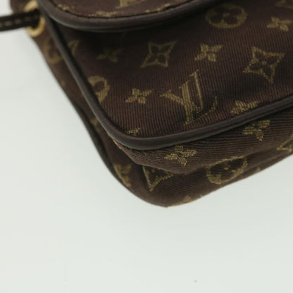 LOUIS VUITTON Monogram Mini Pochette Cancun Pouch Brown M95313 LV Auth bs4036