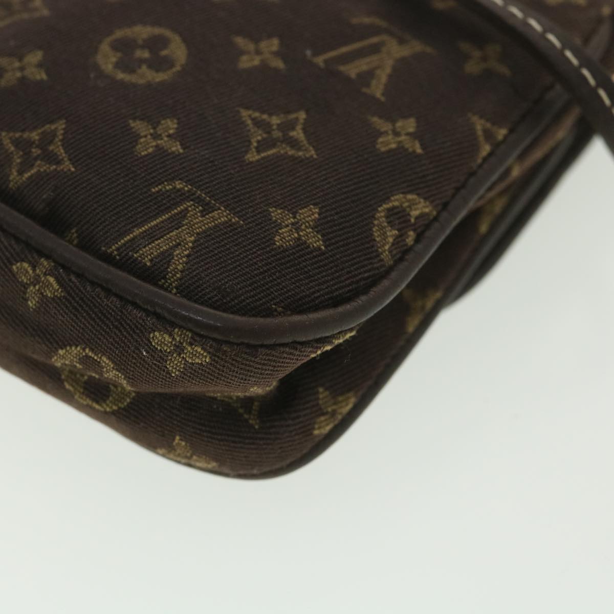 LOUIS VUITTON Monogram Mini Pochette Cancun Pouch Brown M95313 LV Auth bs4036