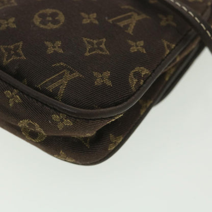 LOUIS VUITTON Monogram Mini Pochette Cancun Pouch Brown M95313 LV Auth bs4036