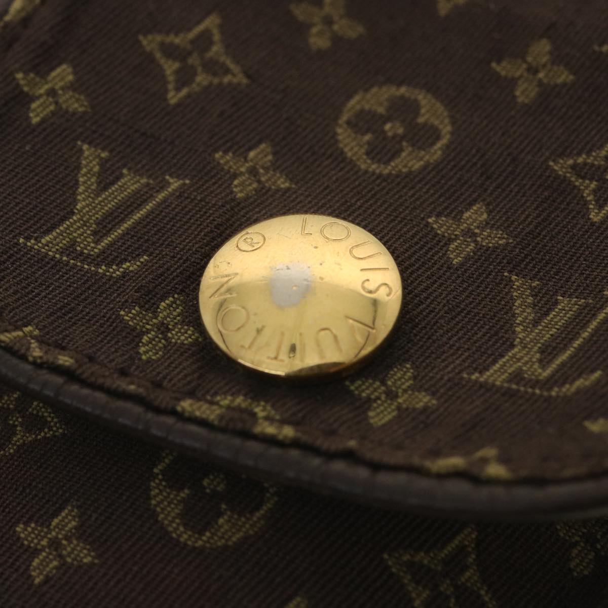 LOUIS VUITTON Monogram Mini Pochette Cancun Pouch Brown M95313 LV Auth bs4036
