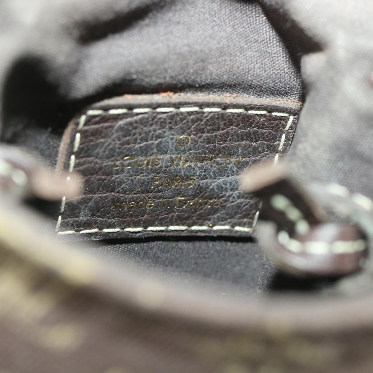 LOUIS VUITTON Monogram Mini Pochette Cancun Pouch Brown M95313 LV Auth bs4036