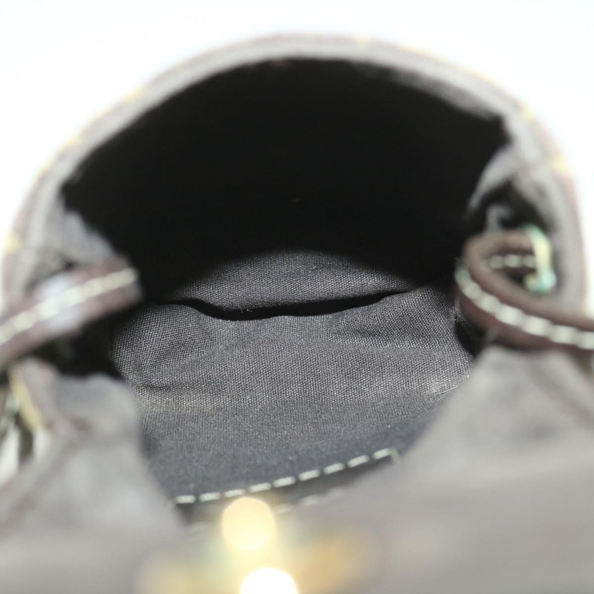 LOUIS VUITTON Monogram Mini Pochette Cancun Pouch Brown M95313 LV Auth bs4036