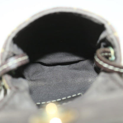 LOUIS VUITTON Monogram Mini Pochette Cancun Pouch Brown M95313 LV Auth bs4036