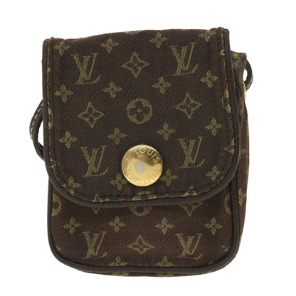 LOUIS VUITTON Monogram Mini Pochette Cancun Pouch Brown M95313 LV Auth bs4036