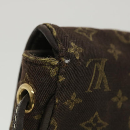 LOUIS VUITTON Monogram Mini Pochette Cancun Pouch Brown M95313 LV Auth bs4036