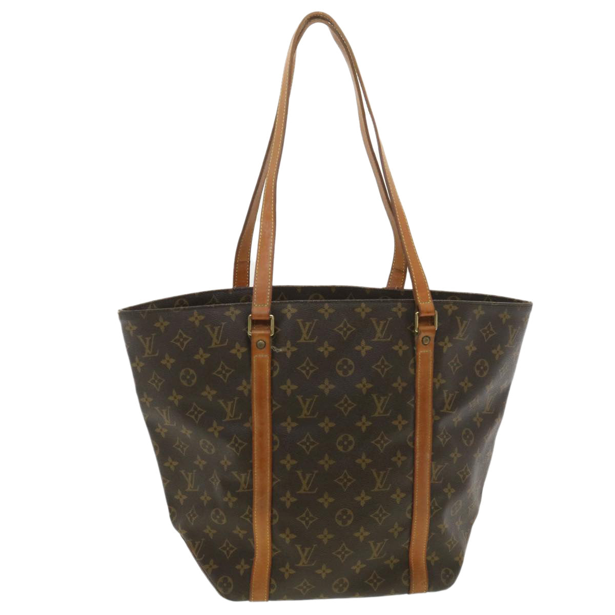 LOUIS VUITTON Monogram Sac Shopping Tote Bag M51108 LV Auth bs4083