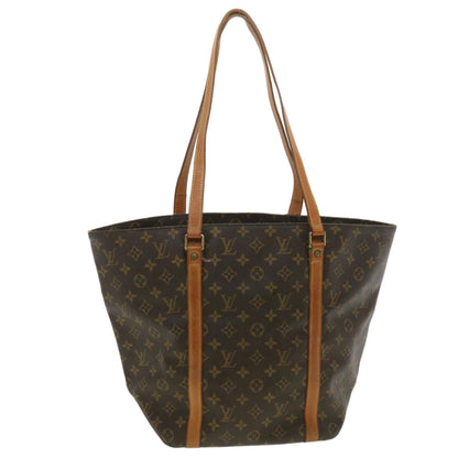 LOUIS VUITTON Monogram Sac Shopping Tote Bag M51108 LV Auth bs4083