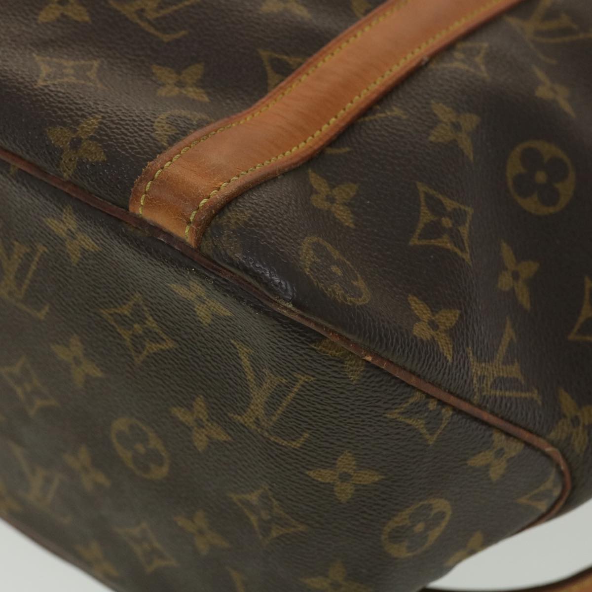 LOUIS VUITTON Monogram Sac Shopping Tote Bag M51108 LV Auth bs4083