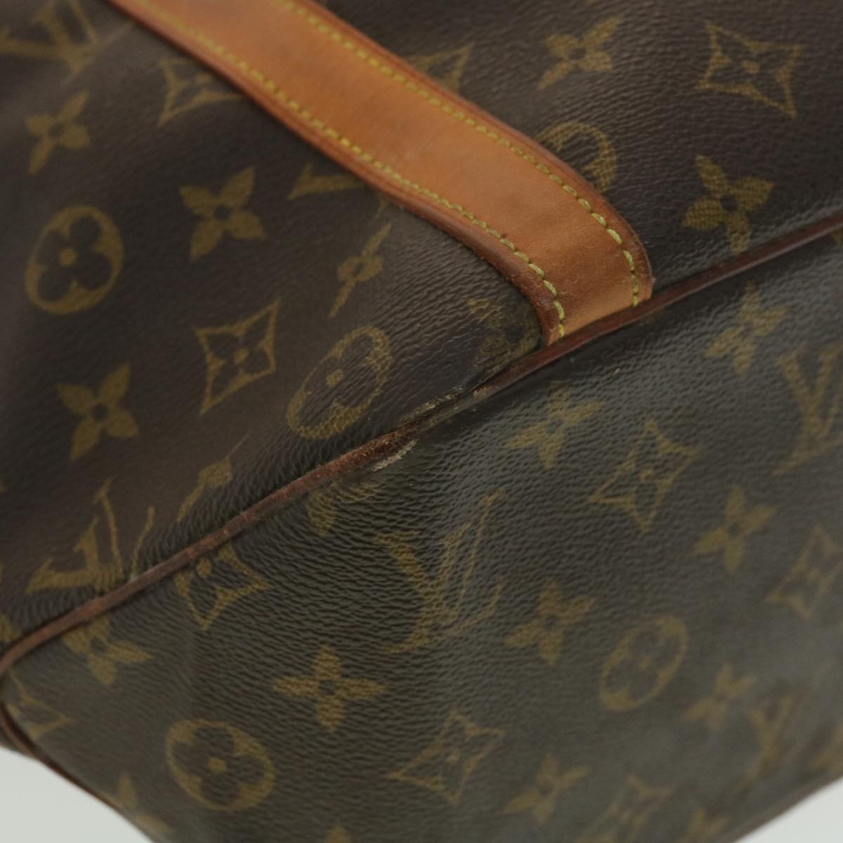 LOUIS VUITTON Monogram Sac Shopping Tote Bag M51108 LV Auth bs4083