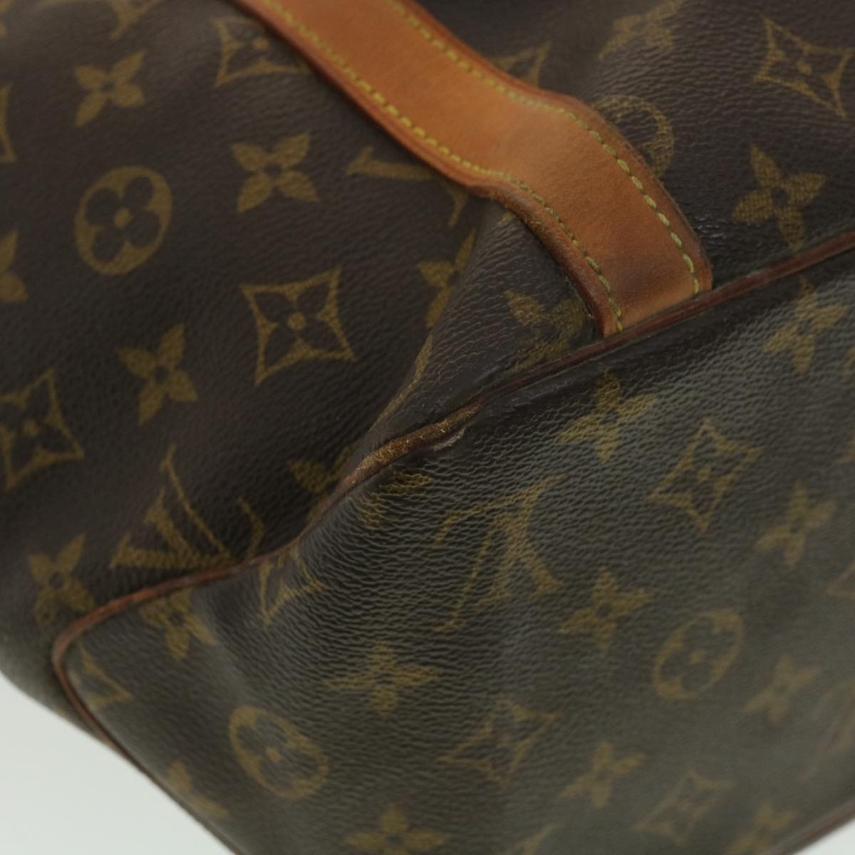LOUIS VUITTON Monogram Sac Shopping Tote Bag M51108 LV Auth bs4083