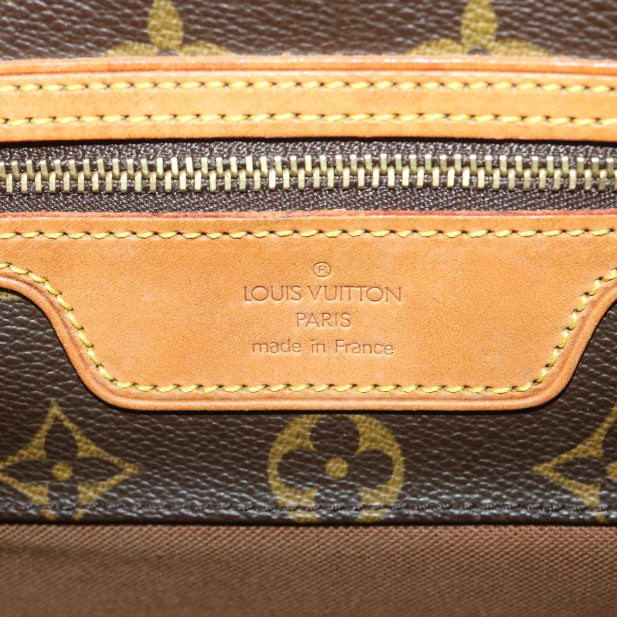 LOUIS VUITTON Monogram Sac Shopping Tote Bag M51108 LV Auth bs4083