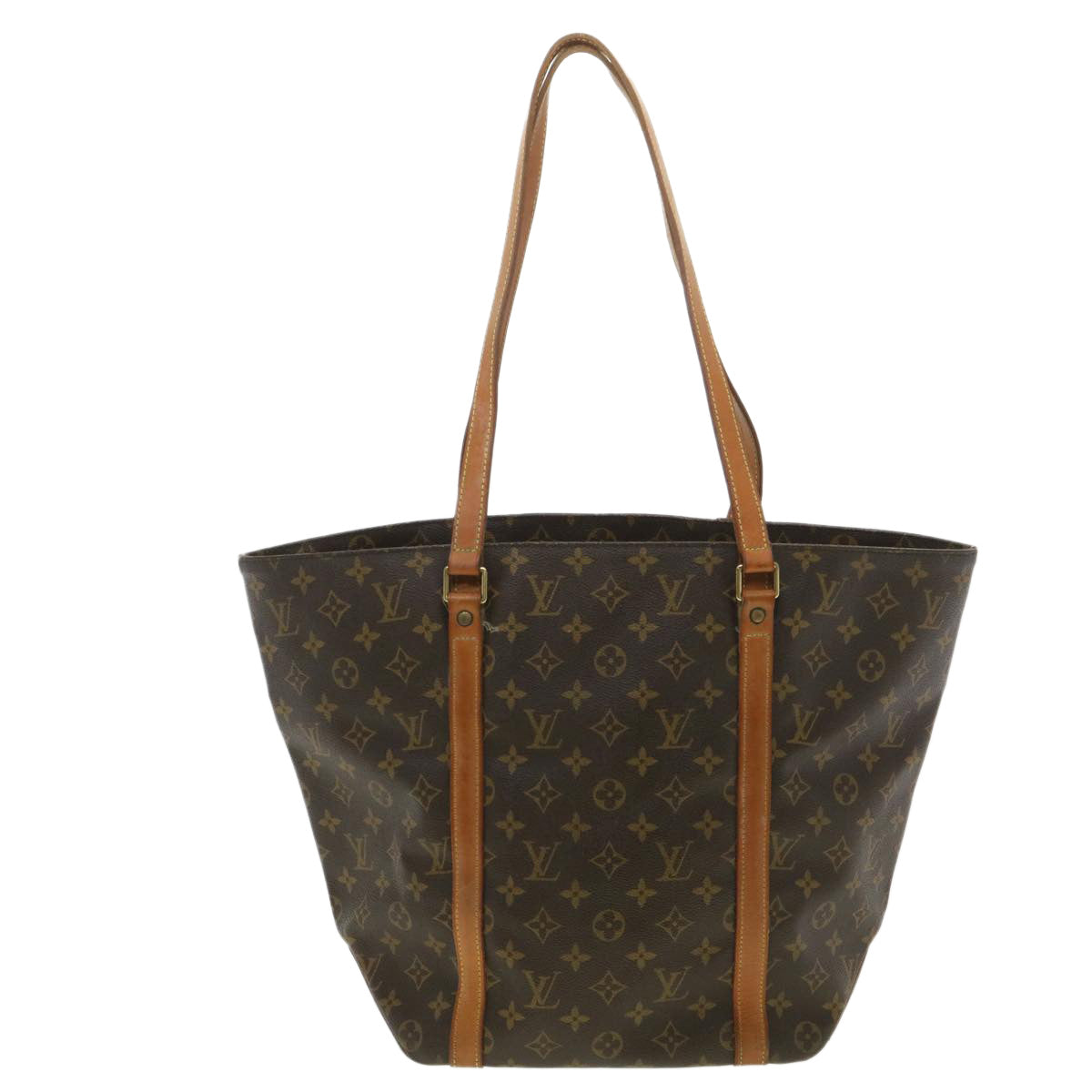 LOUIS VUITTON Monogram Sac Shopping Tote Bag M51108 LV Auth bs4083