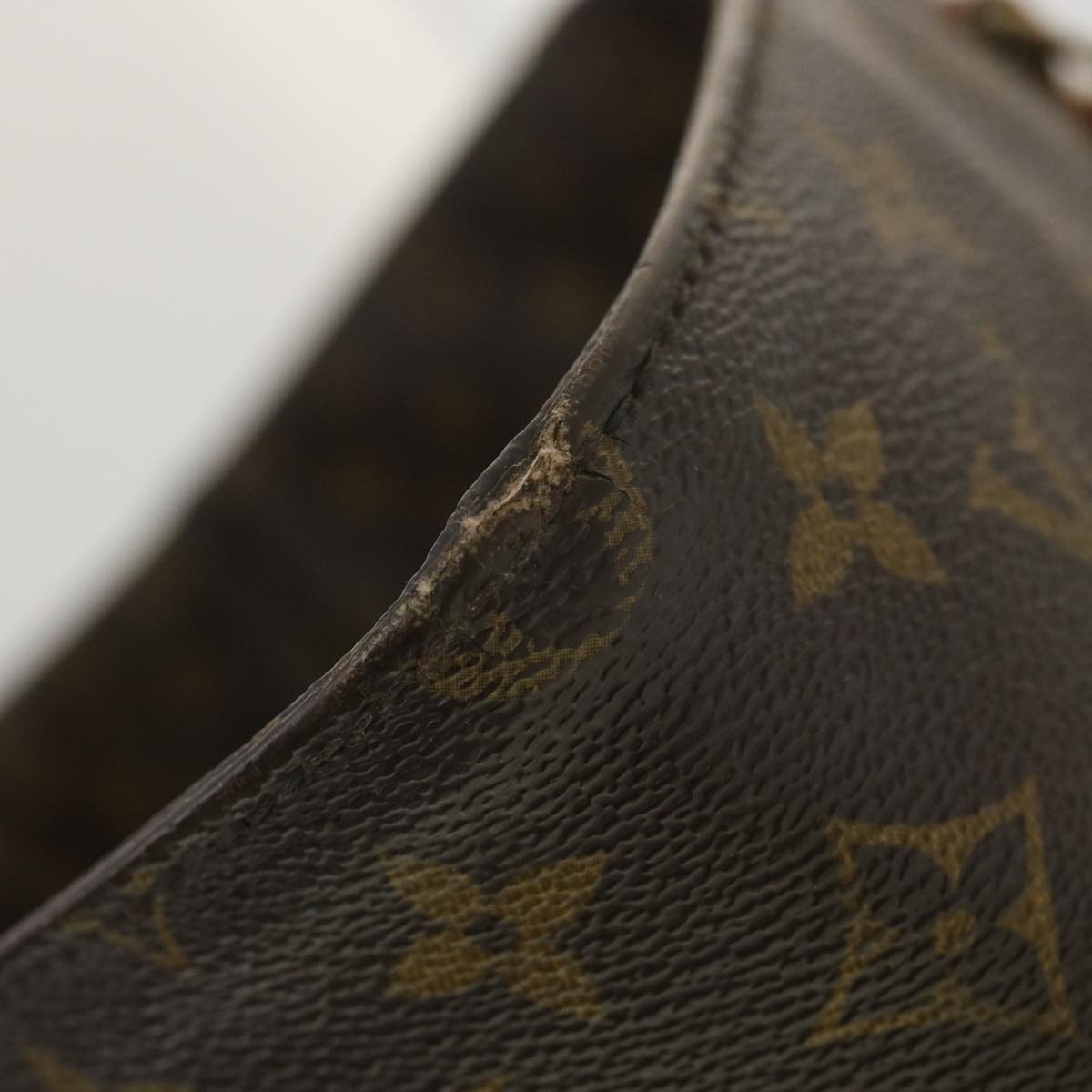 LOUIS VUITTON Monogram Sac Shopping Tote Bag M51108 LV Auth bs4083