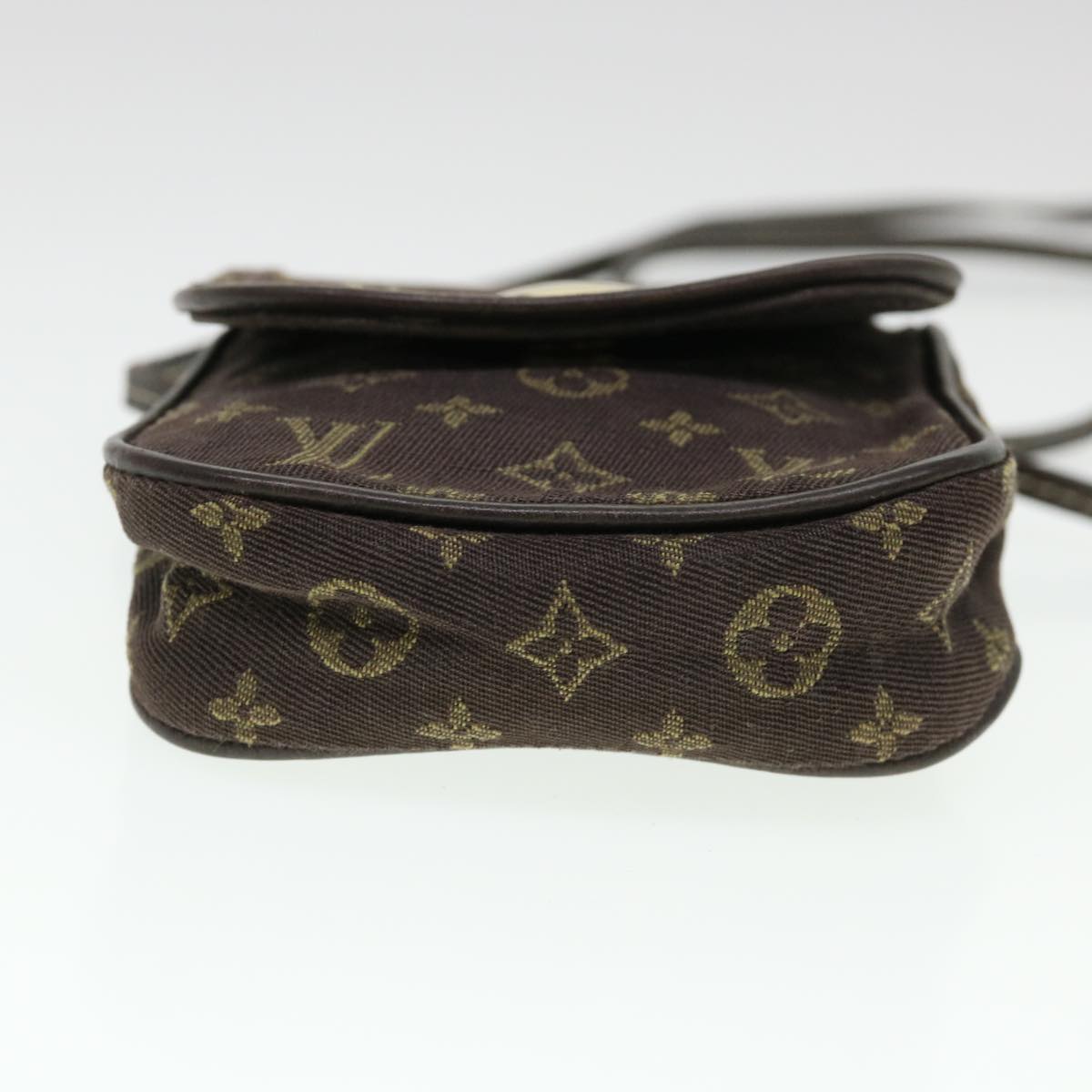 LOUIS VUITTON Monogram Mini Pochette Cancun Pouch Brown M95313 LV Auth bs4436