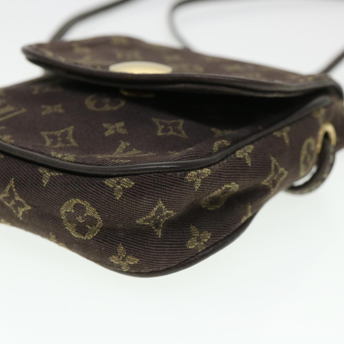 LOUIS VUITTON Monogram Mini Pochette Cancun Pouch Brown M95313 LV Auth bs4436