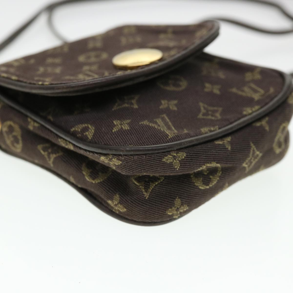 LOUIS VUITTON Monogram Mini Pochette Cancun Pouch Brown M95313 LV Auth bs4436