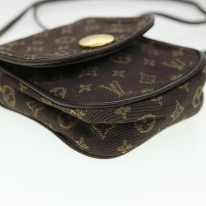 LOUIS VUITTON Monogram Mini Pochette Cancun Pouch Brown M95313 LV Auth bs4436