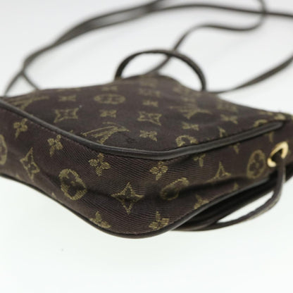 LOUIS VUITTON Monogram Mini Pochette Cancun Pouch Brown M95313 LV Auth bs4436