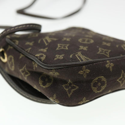 LOUIS VUITTON Monogram Mini Pochette Cancun Pouch Brown M95313 LV Auth bs4436