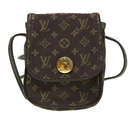 LOUIS VUITTON Monogram Mini Pochette Cancun Pouch Brown M95313 LV Auth bs4436