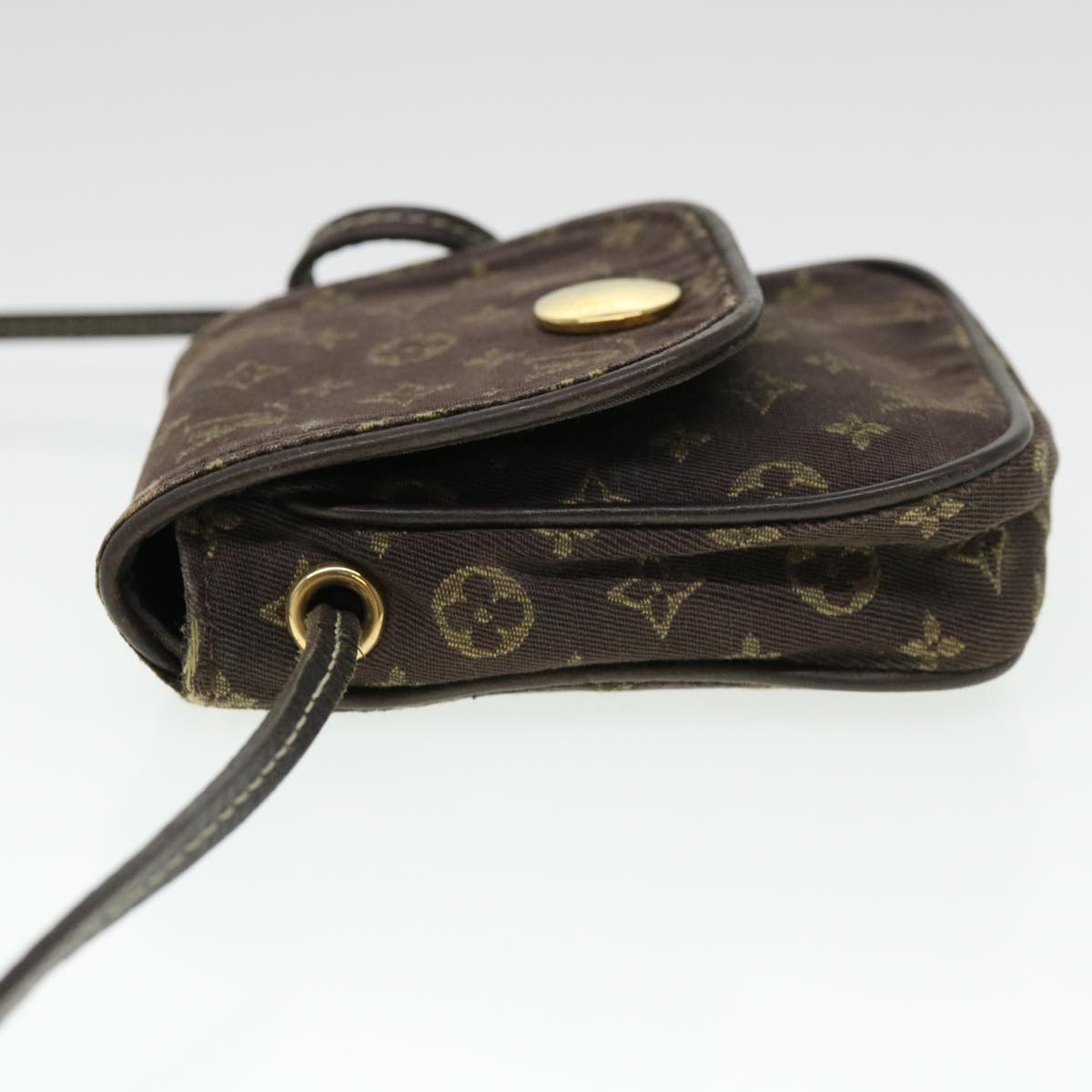 LOUIS VUITTON Monogram Mini Pochette Cancun Pouch Brown M95313 LV Auth bs4436