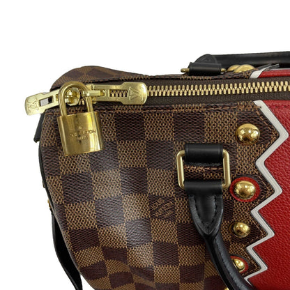 LOUIS VUITTON - LV Damier Ebene Karakoram Speedy Bandouliere 30 w/ Strap