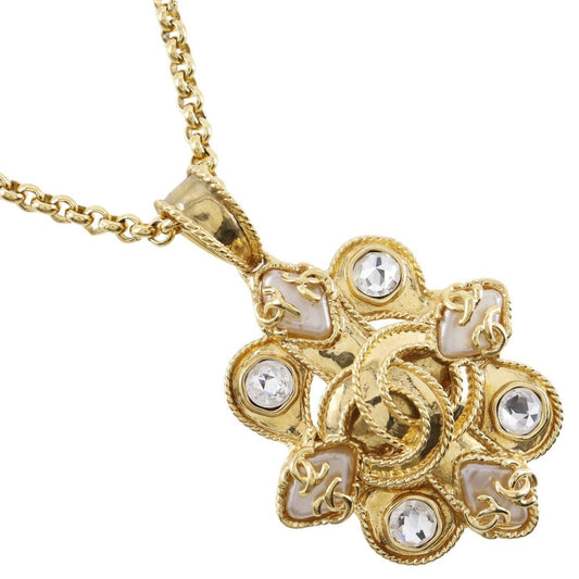 Chanel CHANEL Necklace G  x False Pearl  95A  103.7g