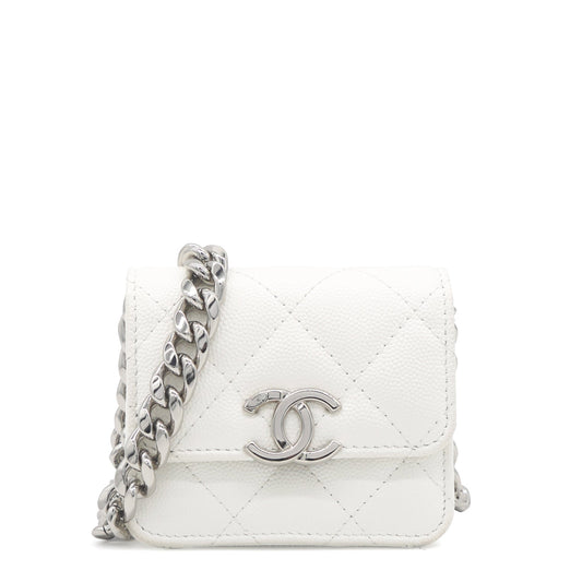 Chanel CC Calfskin white 2022 Mini